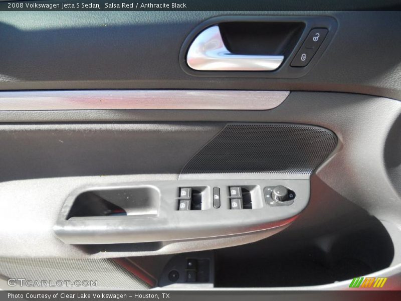 Salsa Red / Anthracite Black 2008 Volkswagen Jetta S Sedan