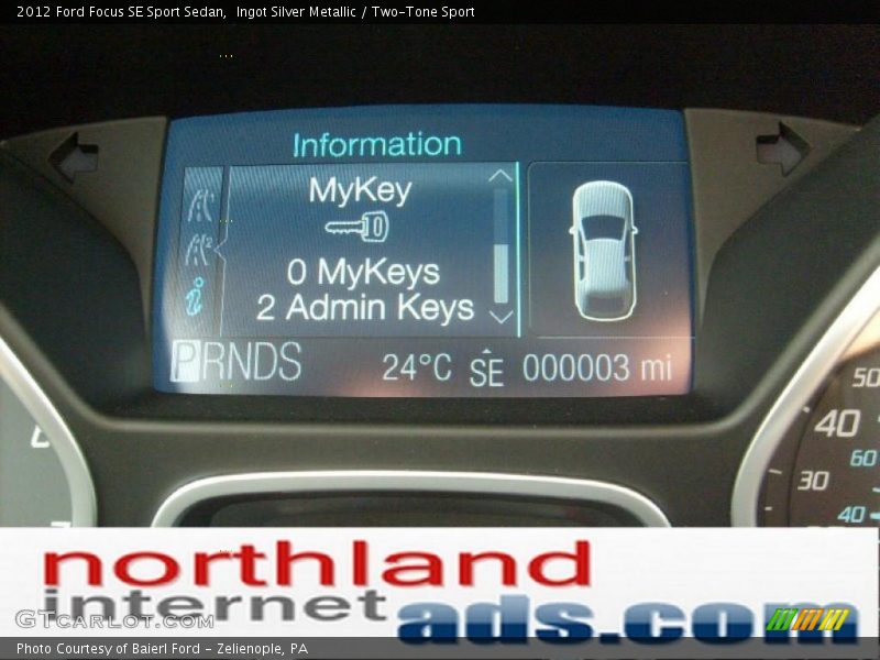 Ingot Silver Metallic / Two-Tone Sport 2012 Ford Focus SE Sport Sedan