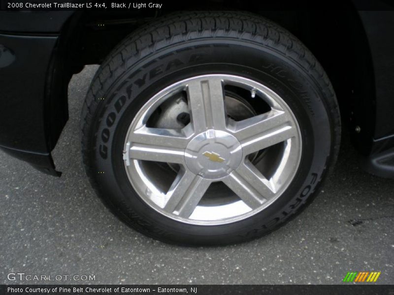 Black / Light Gray 2008 Chevrolet TrailBlazer LS 4x4