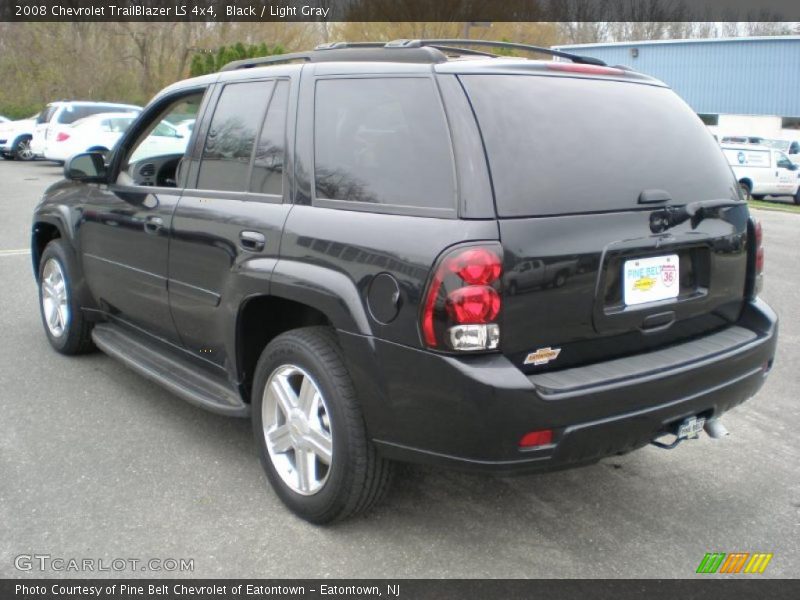 Black / Light Gray 2008 Chevrolet TrailBlazer LS 4x4