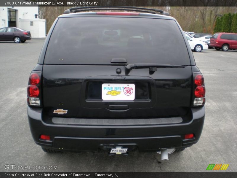 Black / Light Gray 2008 Chevrolet TrailBlazer LS 4x4