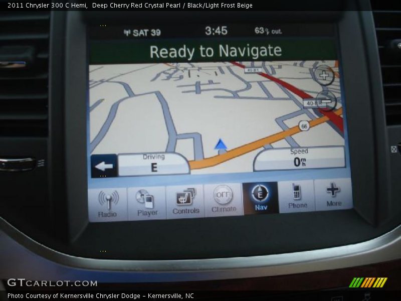 Navigation of 2011 300 C Hemi