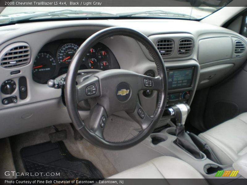 Black / Light Gray 2008 Chevrolet TrailBlazer LS 4x4