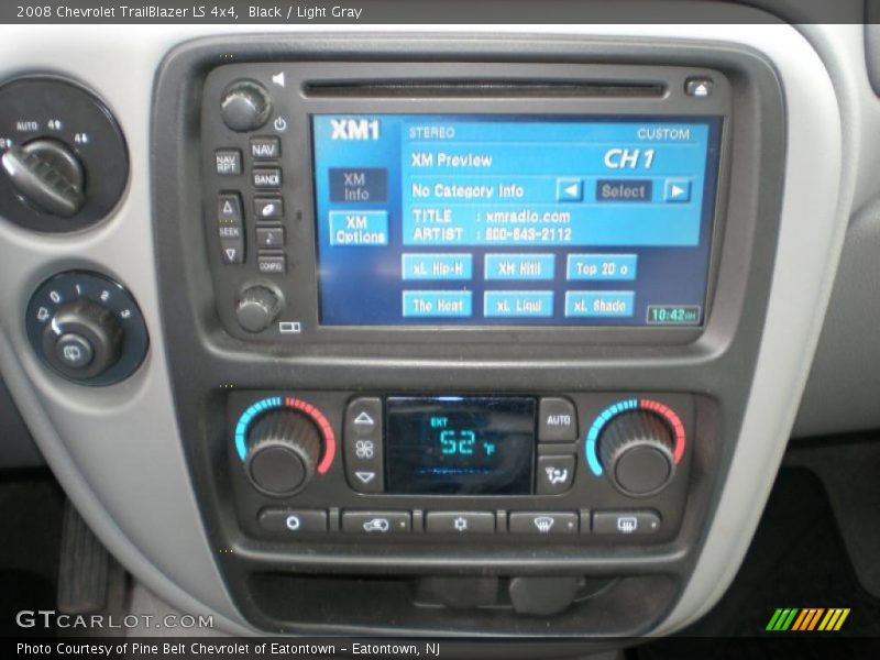 Black / Light Gray 2008 Chevrolet TrailBlazer LS 4x4