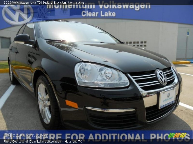 Black Uni / Anthracite 2009 Volkswagen Jetta TDI Sedan