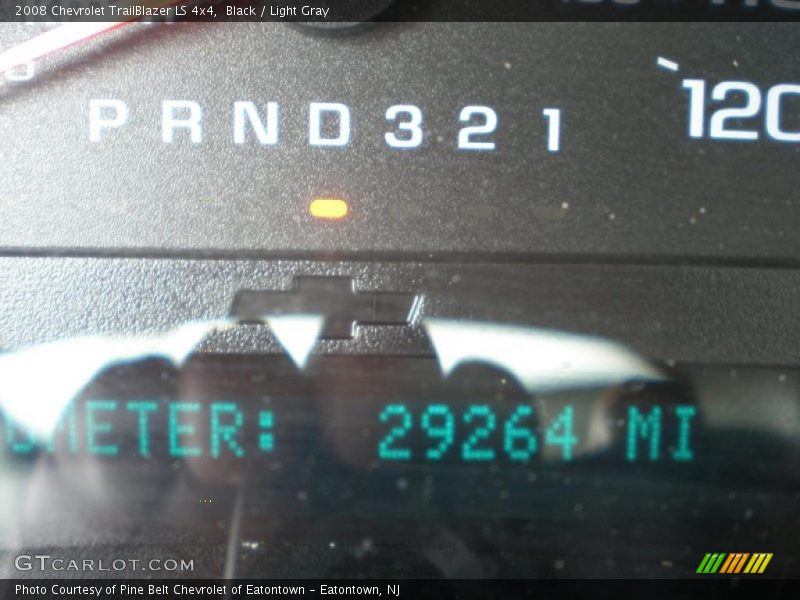 Black / Light Gray 2008 Chevrolet TrailBlazer LS 4x4