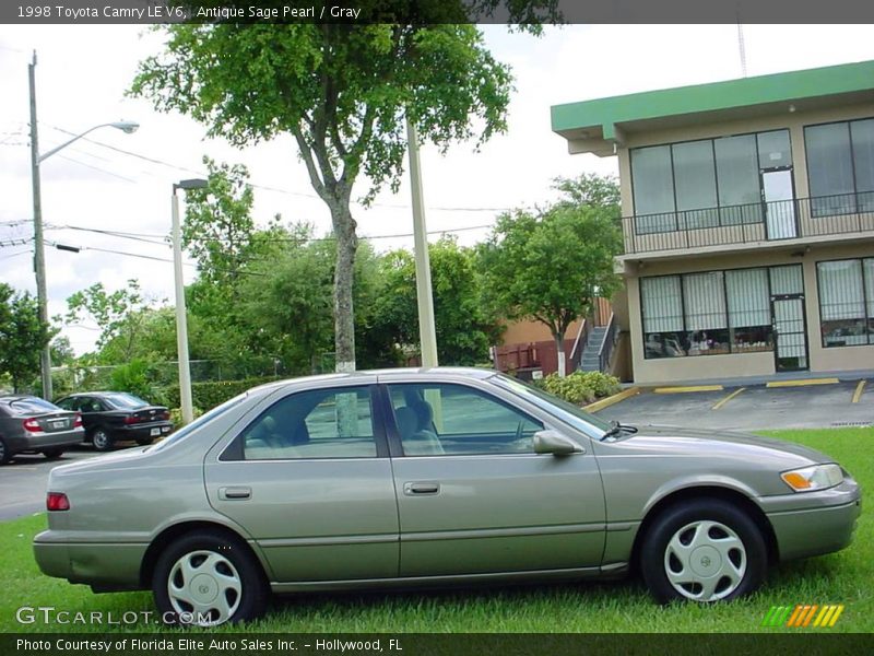 Antique Sage Pearl / Gray 1998 Toyota Camry LE V6