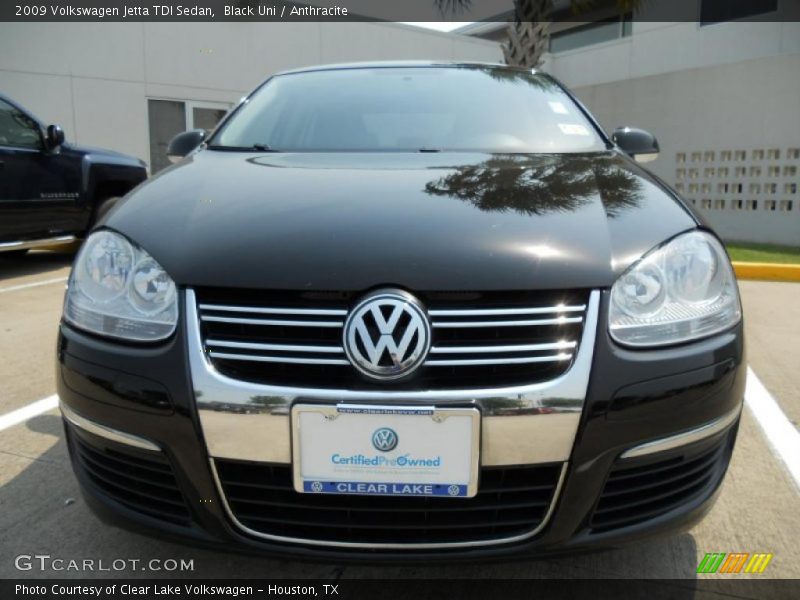 Black Uni / Anthracite 2009 Volkswagen Jetta TDI Sedan