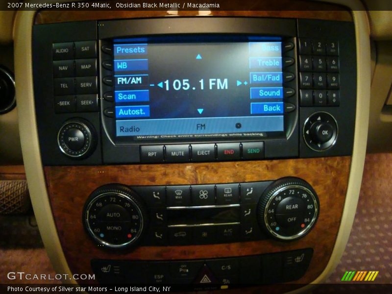 Obsidian Black Metallic / Macadamia 2007 Mercedes-Benz R 350 4Matic