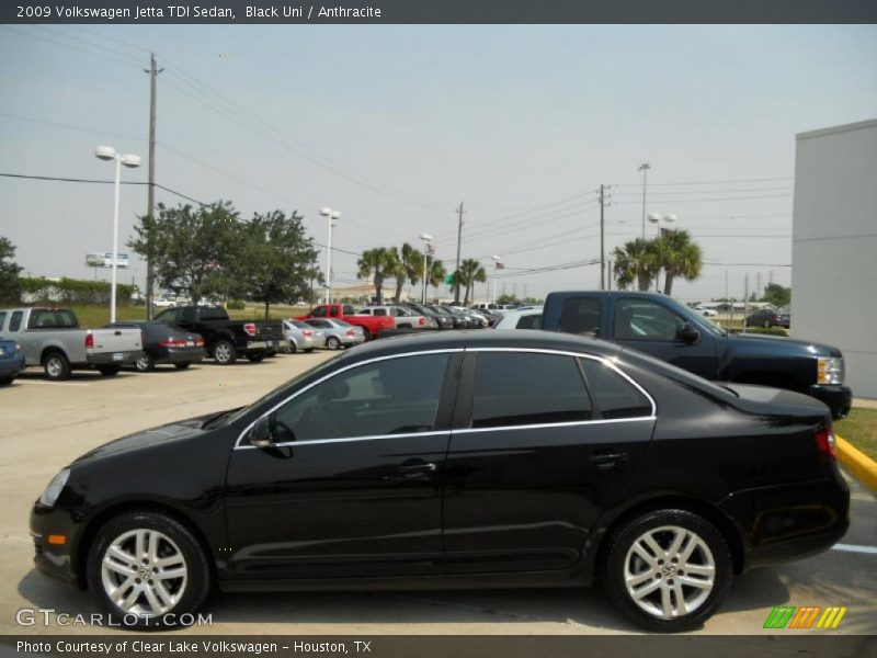 Black Uni / Anthracite 2009 Volkswagen Jetta TDI Sedan