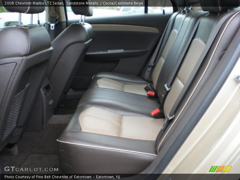 Sandstone Metallic / Cocoa/Cashmere Beige 2008 Chevrolet Malibu LTZ Sedan