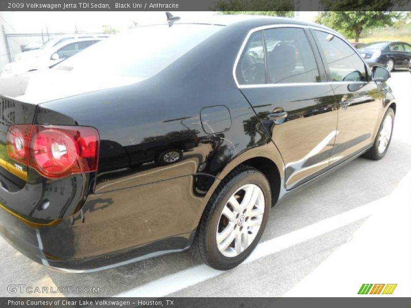 Black Uni / Anthracite 2009 Volkswagen Jetta TDI Sedan
