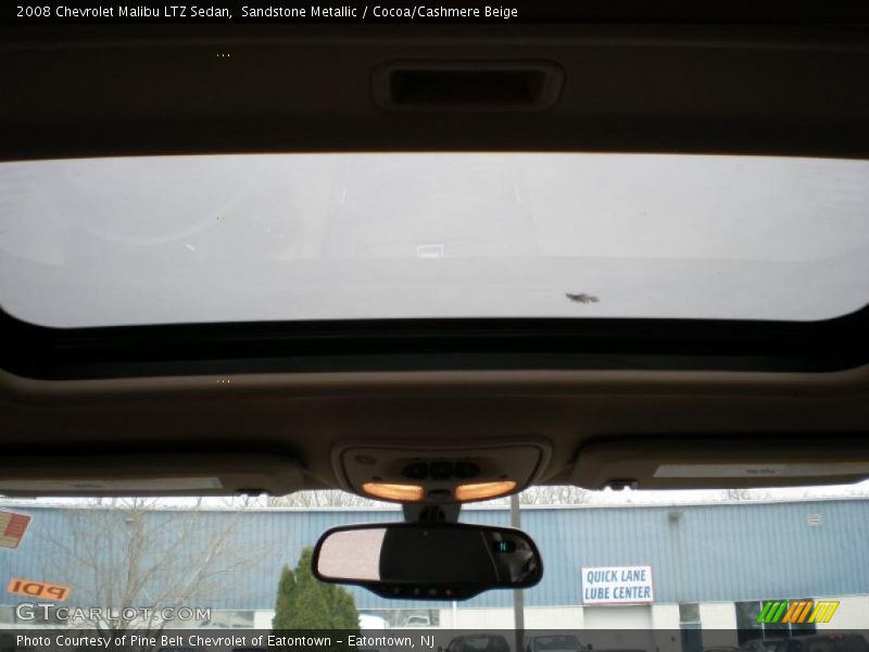 Sandstone Metallic / Cocoa/Cashmere Beige 2008 Chevrolet Malibu LTZ Sedan