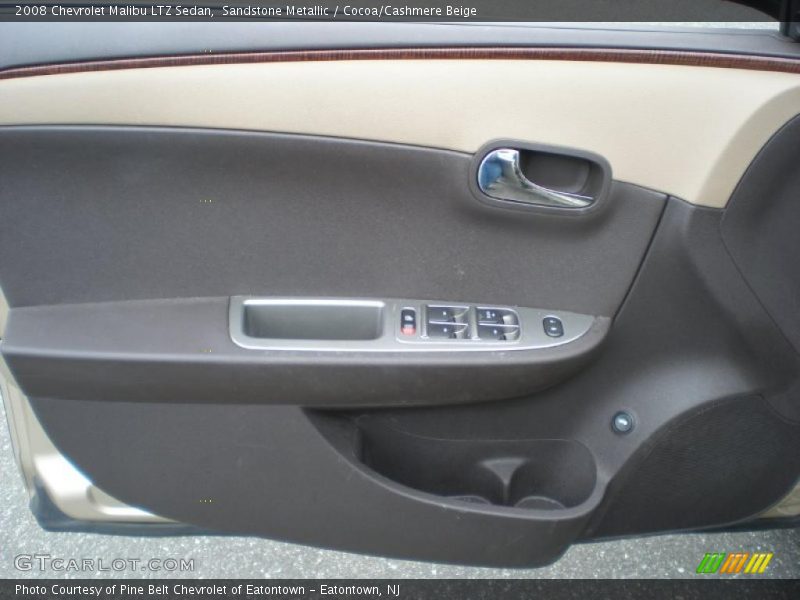 Sandstone Metallic / Cocoa/Cashmere Beige 2008 Chevrolet Malibu LTZ Sedan