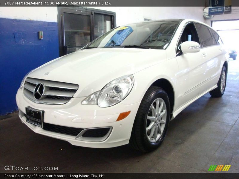 Alabaster White / Black 2007 Mercedes-Benz R 500 4Matic