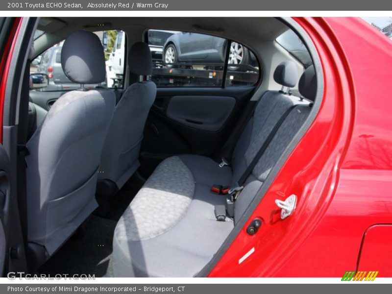 Absolutely Red / Warm Gray 2001 Toyota ECHO Sedan