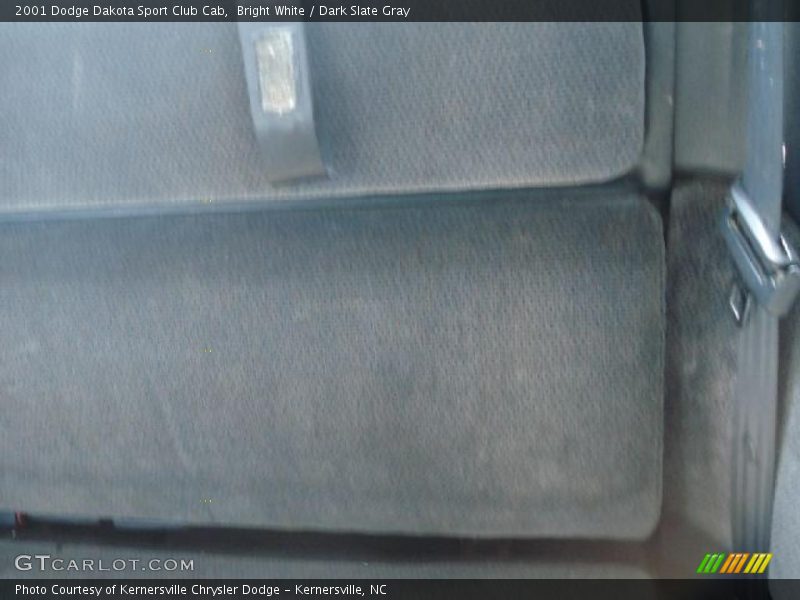 Bright White / Dark Slate Gray 2001 Dodge Dakota Sport Club Cab