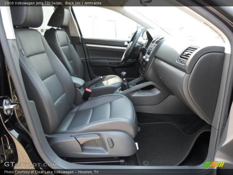 Black Uni / Anthracite 2009 Volkswagen Jetta TDI Sedan