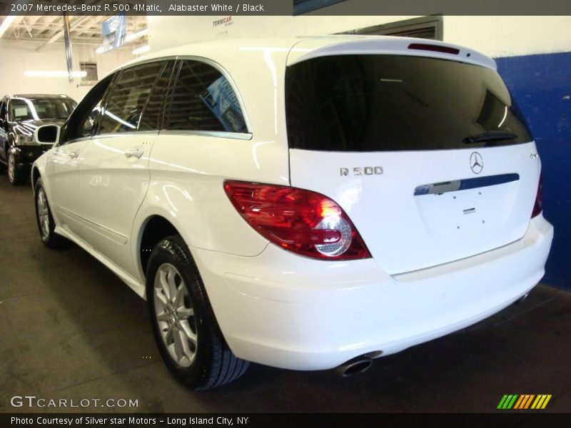Alabaster White / Black 2007 Mercedes-Benz R 500 4Matic