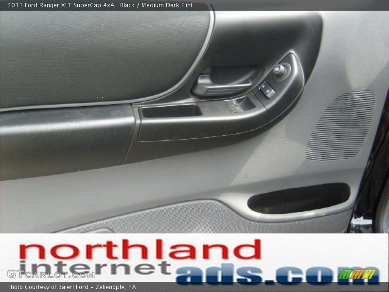 Black / Medium Dark Flint 2011 Ford Ranger XLT SuperCab 4x4