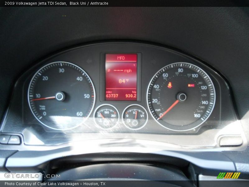 Black Uni / Anthracite 2009 Volkswagen Jetta TDI Sedan