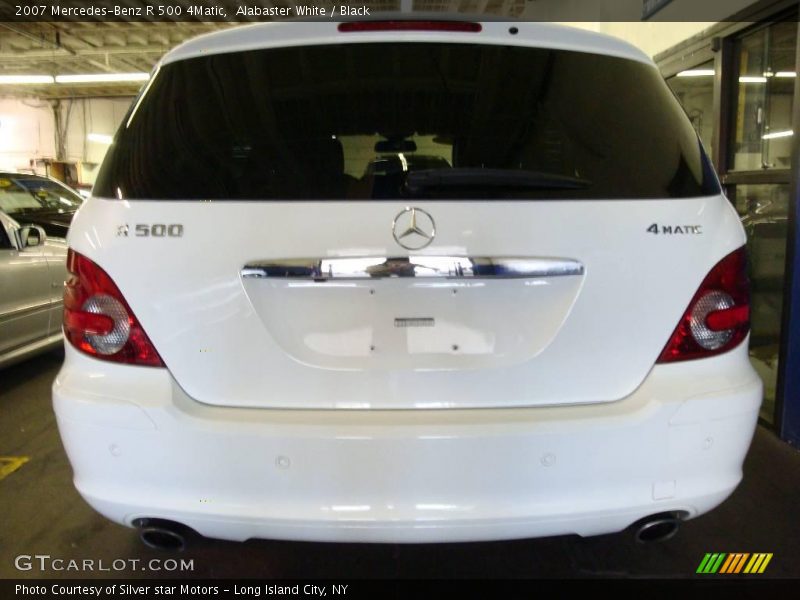 Alabaster White / Black 2007 Mercedes-Benz R 500 4Matic