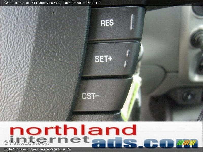 Black / Medium Dark Flint 2011 Ford Ranger XLT SuperCab 4x4