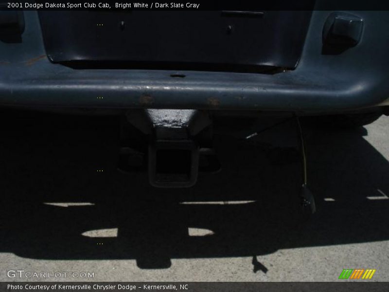 Bright White / Dark Slate Gray 2001 Dodge Dakota Sport Club Cab