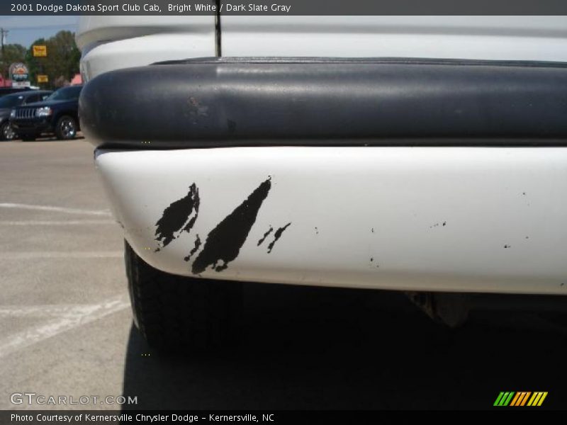 Bright White / Dark Slate Gray 2001 Dodge Dakota Sport Club Cab