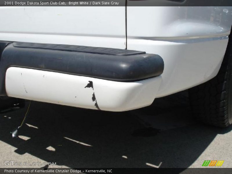 Bright White / Dark Slate Gray 2001 Dodge Dakota Sport Club Cab