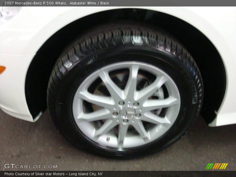 Alabaster White / Black 2007 Mercedes-Benz R 500 4Matic