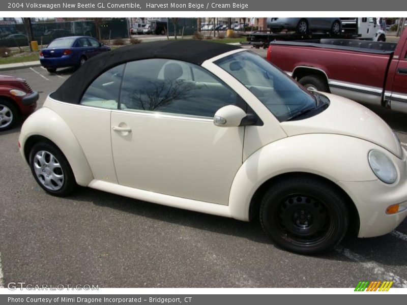 Harvest Moon Beige / Cream Beige 2004 Volkswagen New Beetle GL Convertible