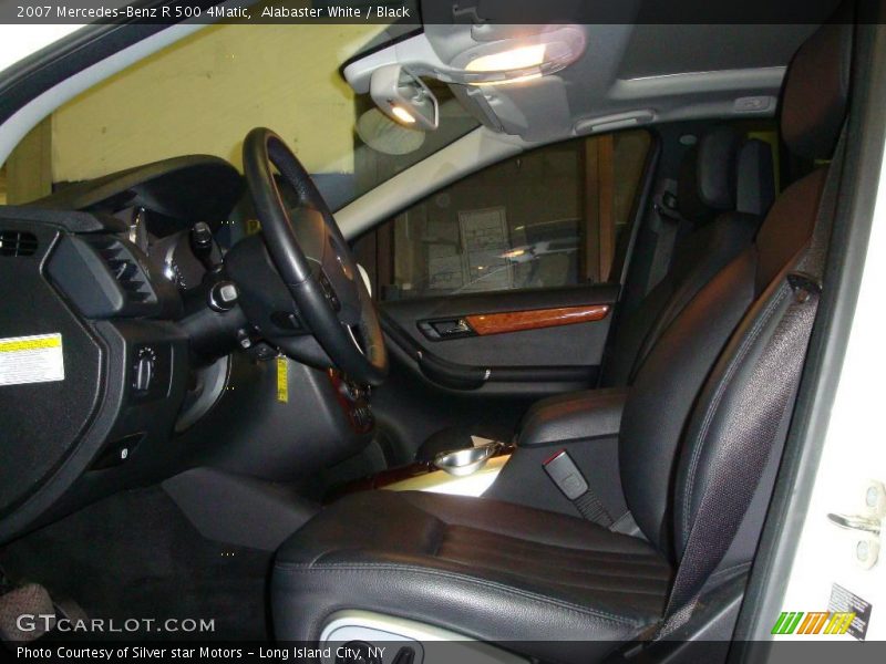 Alabaster White / Black 2007 Mercedes-Benz R 500 4Matic
