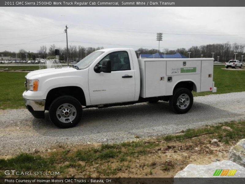 Summit White / Dark Titanium 2011 GMC Sierra 2500HD Work Truck Regular Cab Commercial
