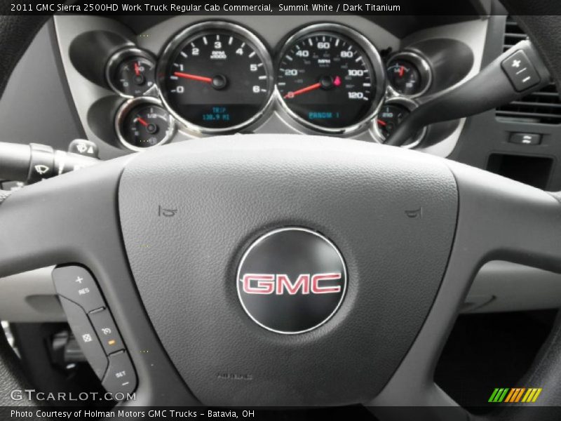 Summit White / Dark Titanium 2011 GMC Sierra 2500HD Work Truck Regular Cab Commercial