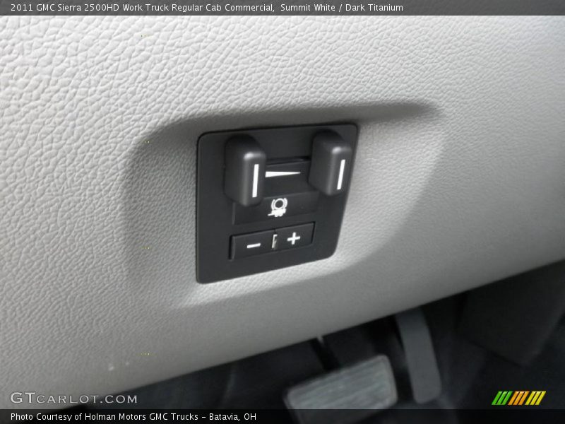 Summit White / Dark Titanium 2011 GMC Sierra 2500HD Work Truck Regular Cab Commercial