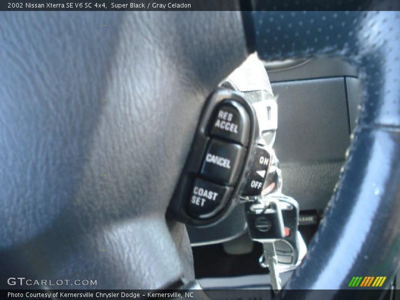 Super Black / Gray Celadon 2002 Nissan Xterra SE V6 SC 4x4