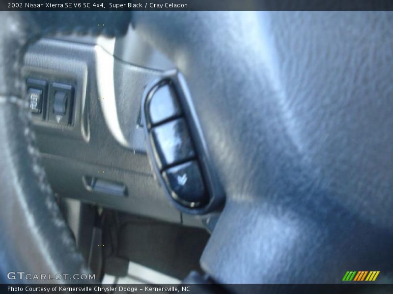 Super Black / Gray Celadon 2002 Nissan Xterra SE V6 SC 4x4