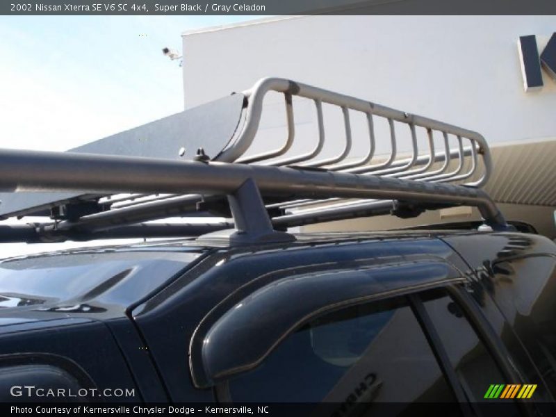 Super Black / Gray Celadon 2002 Nissan Xterra SE V6 SC 4x4