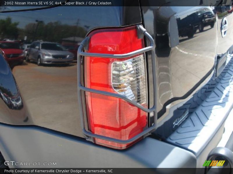 Super Black / Gray Celadon 2002 Nissan Xterra SE V6 SC 4x4