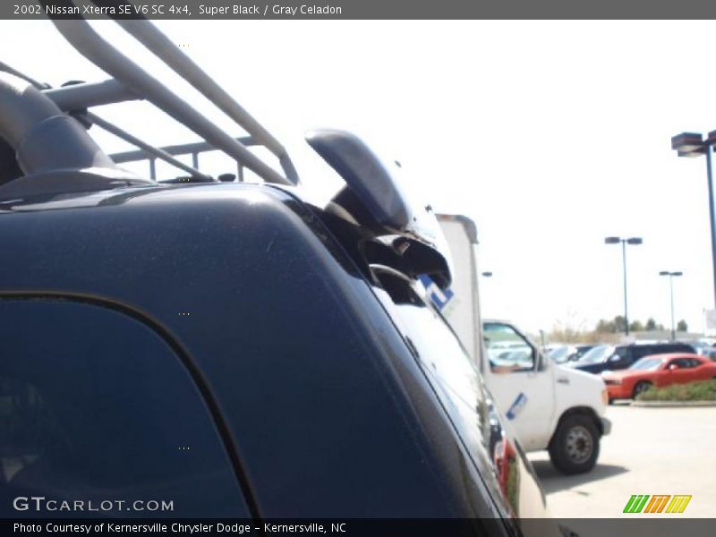 Super Black / Gray Celadon 2002 Nissan Xterra SE V6 SC 4x4
