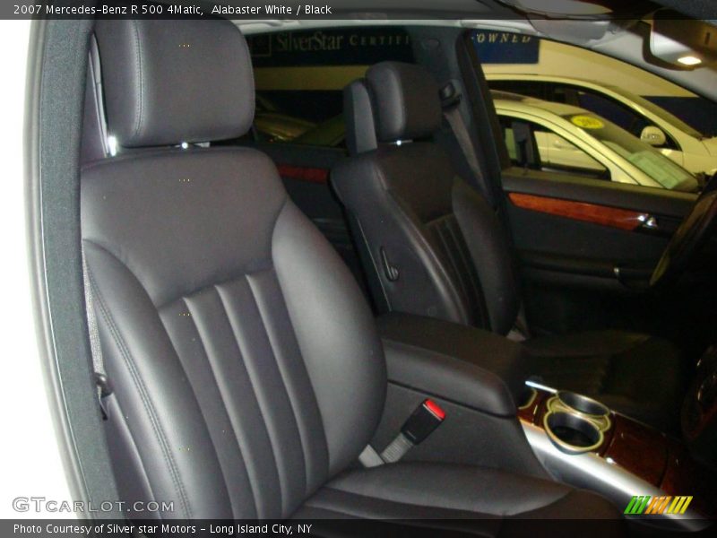 Alabaster White / Black 2007 Mercedes-Benz R 500 4Matic