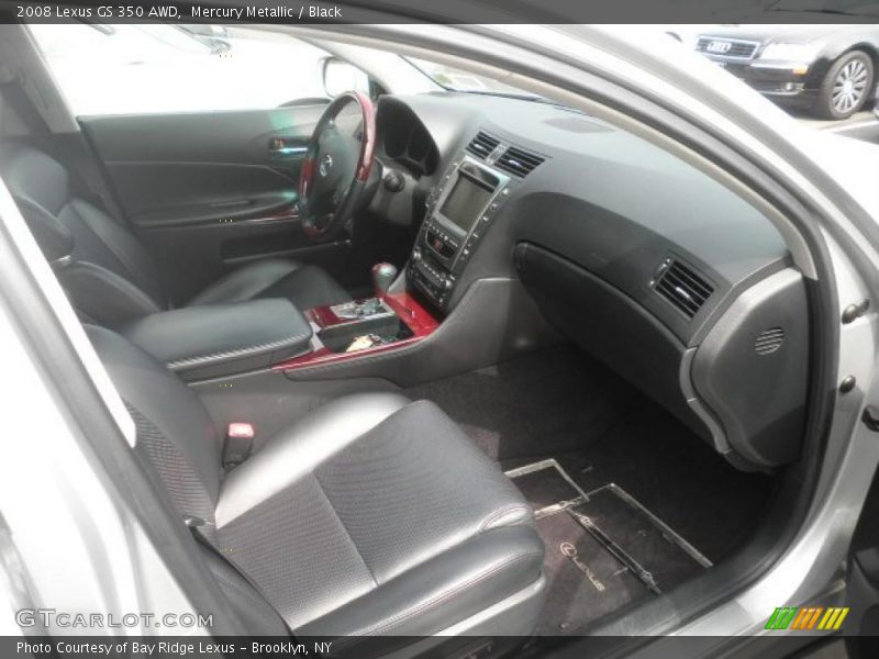 Mercury Metallic / Black 2008 Lexus GS 350 AWD
