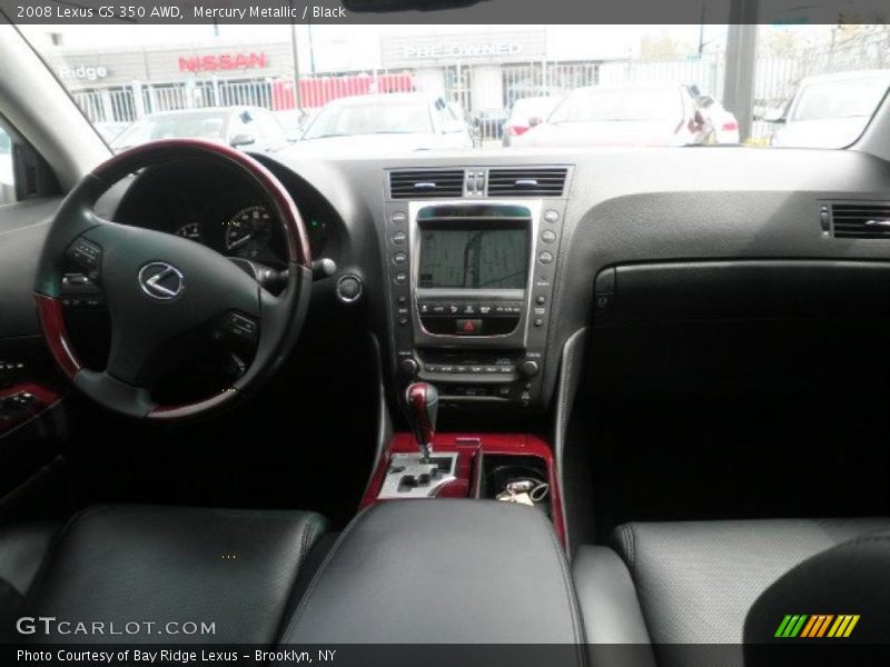 Mercury Metallic / Black 2008 Lexus GS 350 AWD