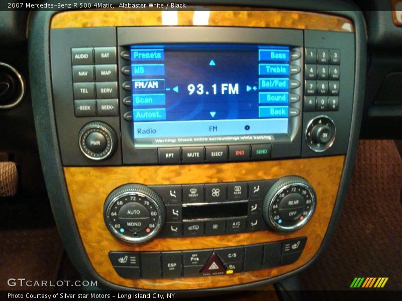 Alabaster White / Black 2007 Mercedes-Benz R 500 4Matic