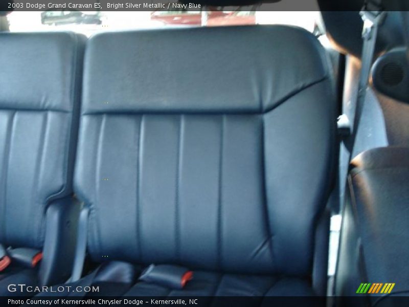Bright Silver Metallic / Navy Blue 2003 Dodge Grand Caravan ES