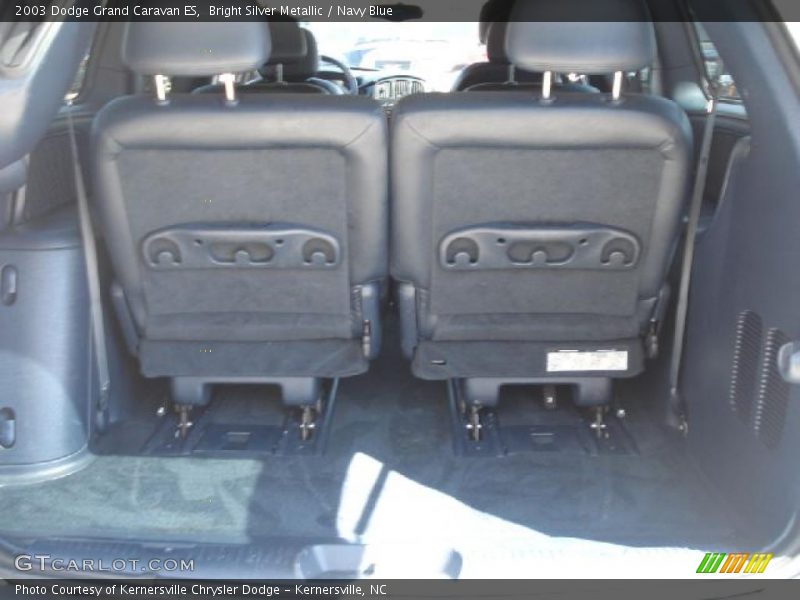 Bright Silver Metallic / Navy Blue 2003 Dodge Grand Caravan ES