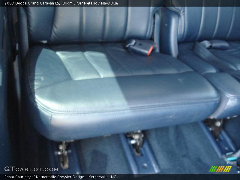Bright Silver Metallic / Navy Blue 2003 Dodge Grand Caravan ES