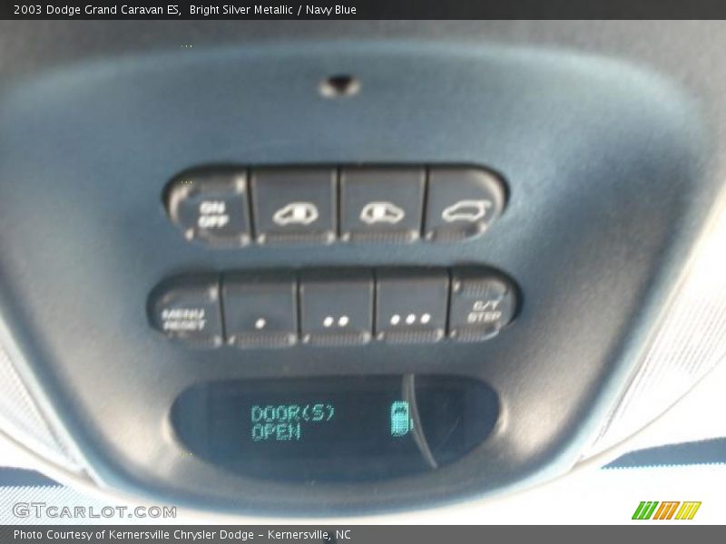 Bright Silver Metallic / Navy Blue 2003 Dodge Grand Caravan ES