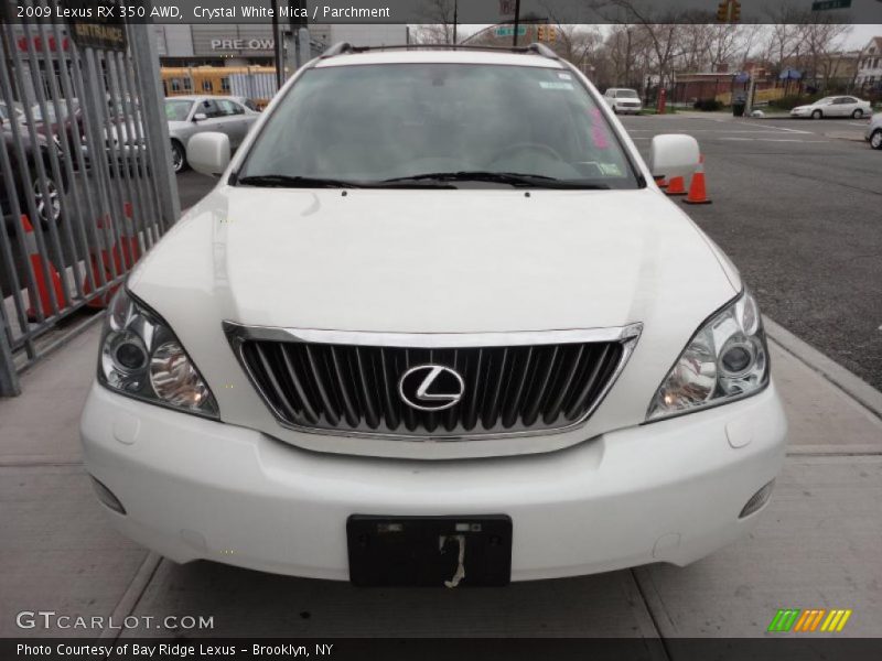 Crystal White Mica / Parchment 2009 Lexus RX 350 AWD